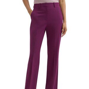 Theory Wool-Blend High Waisted Demitria Pant